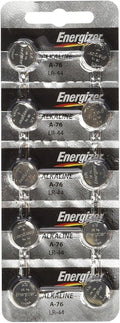 Energizer LR44 1.5V Button Cell Battery 10 pack (Packaging may vary)