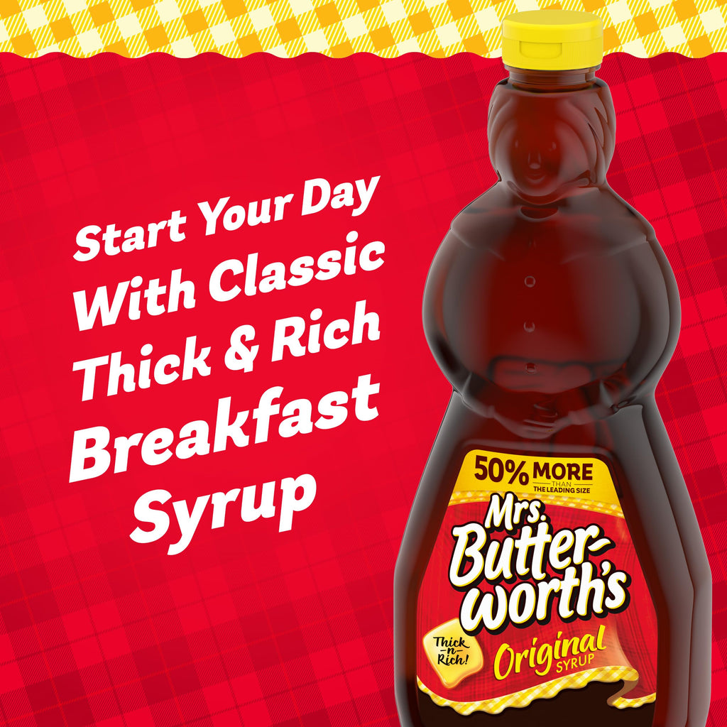 Mrs. Butterworth's Original Thick and Rich Pancake Syrup, 12 oz