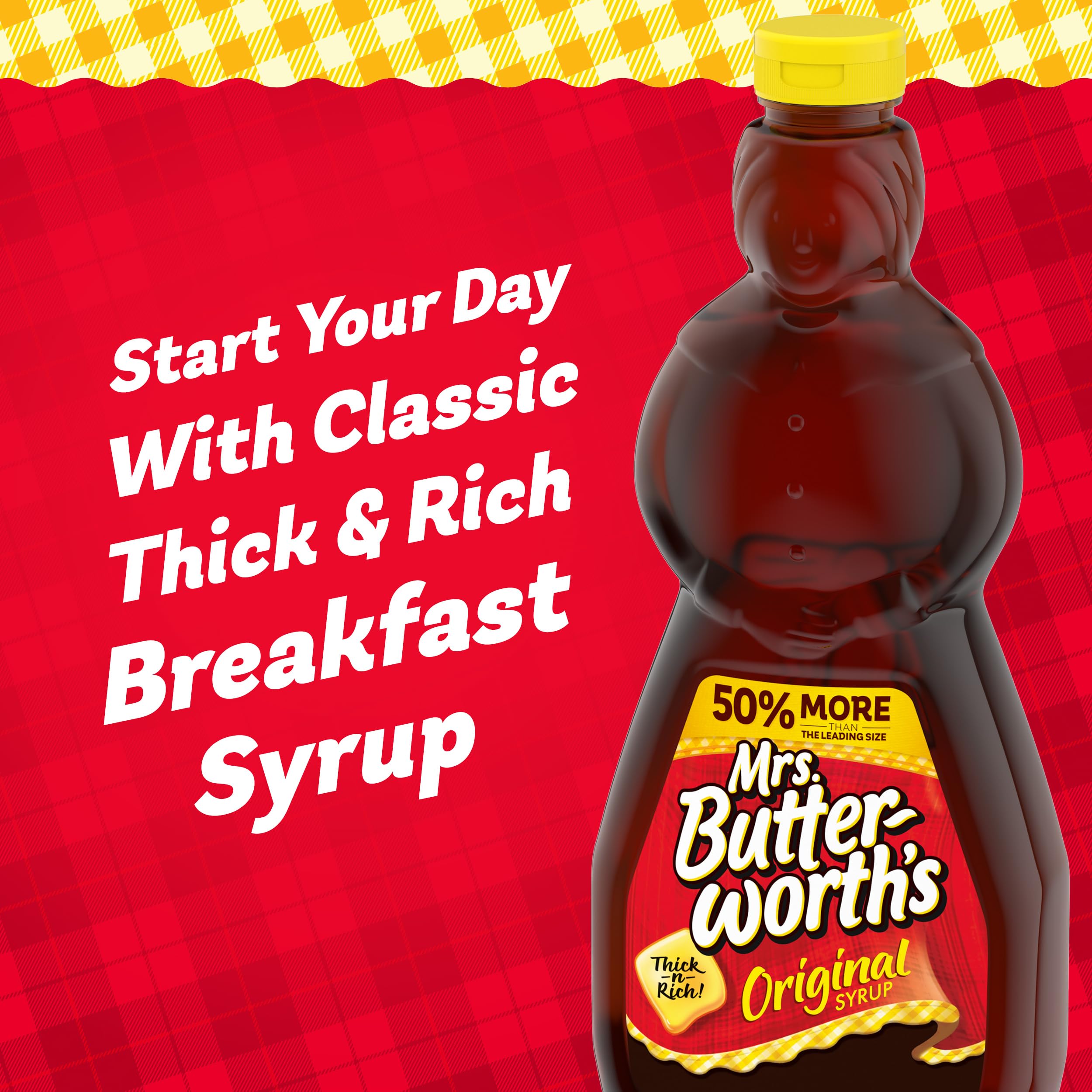 Mrs. Butterworth's Original Thick and Rich Pancake Syrup, 12 oz