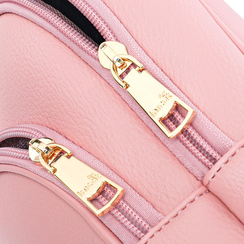 INICAT Small Crossbody Sling Bags Faux Leather Fanny Packs Purses for Women Everyday & Travel
