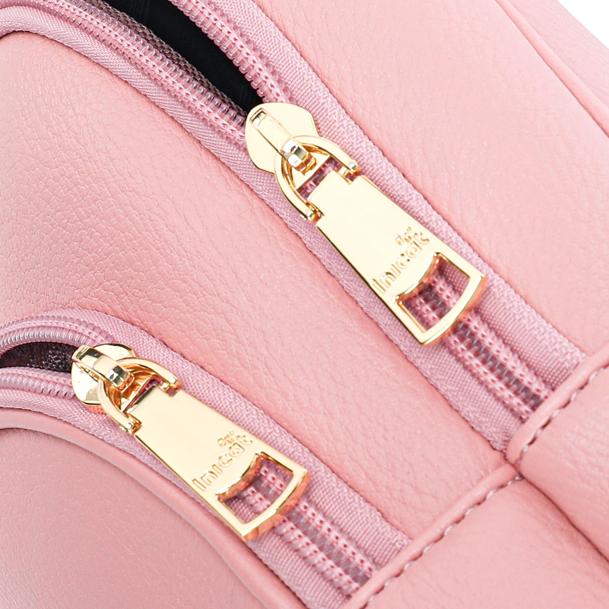 INICAT Small Crossbody Sling Bags Faux Leather Fanny Packs Purses for Women Everyday & Travel