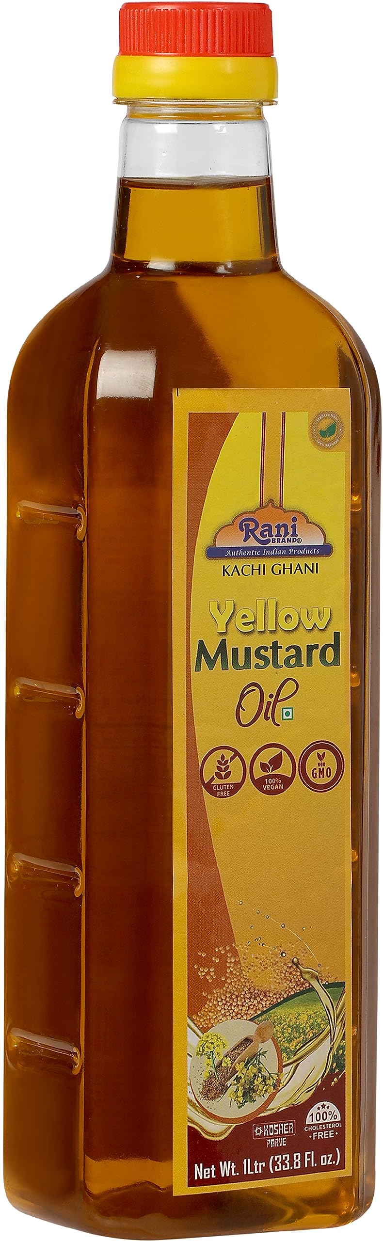 Rani Premium Oils Combo Set of 3 - Peanut Oil, Mustard Oil, Sesame Oil 16.9 Ounce (500ml) ~ Cold Pressed | 100% Natural | Kosher | NON-GMO | Vegan | Gluten Free