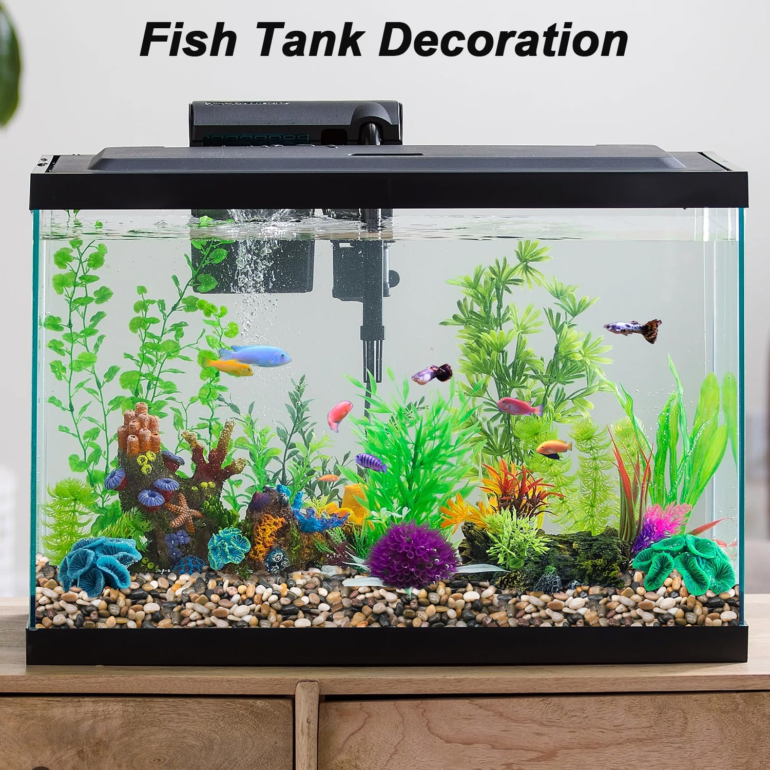 Terrarium Supplies,Virekm River Rocks, Decorative Ornamental Pebbles,Garden Landscaping Stones,Gravel Filler for Home Decoration Flower Bed Fish Tank Plants Vases Succulents