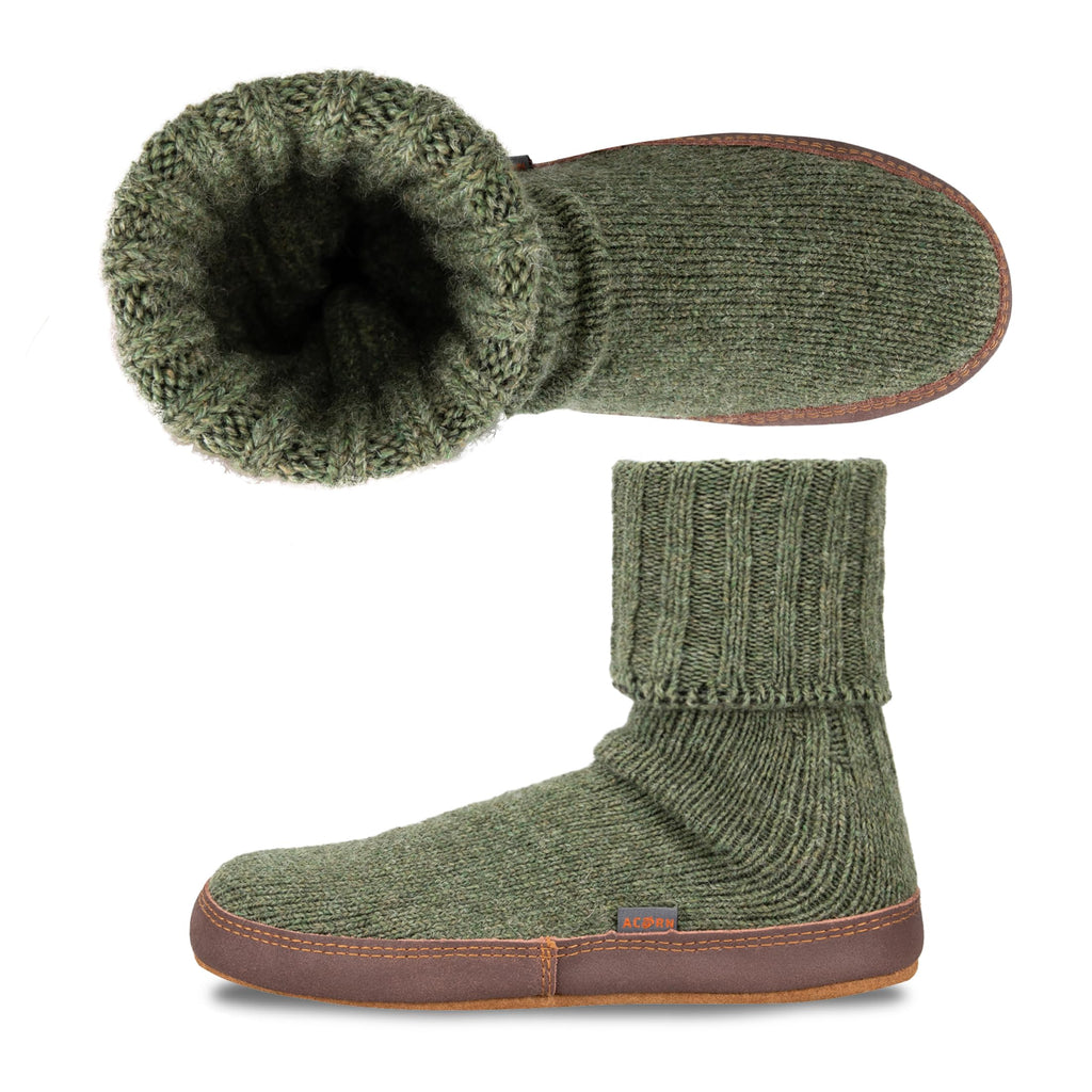 Men's and Women's Original Slipper Sock - Comfortable Men's and Women's Slipper Sock with Cloud-Like Feel, Soft and Moisture Wicking Crew Length, Genuine Suede Sole