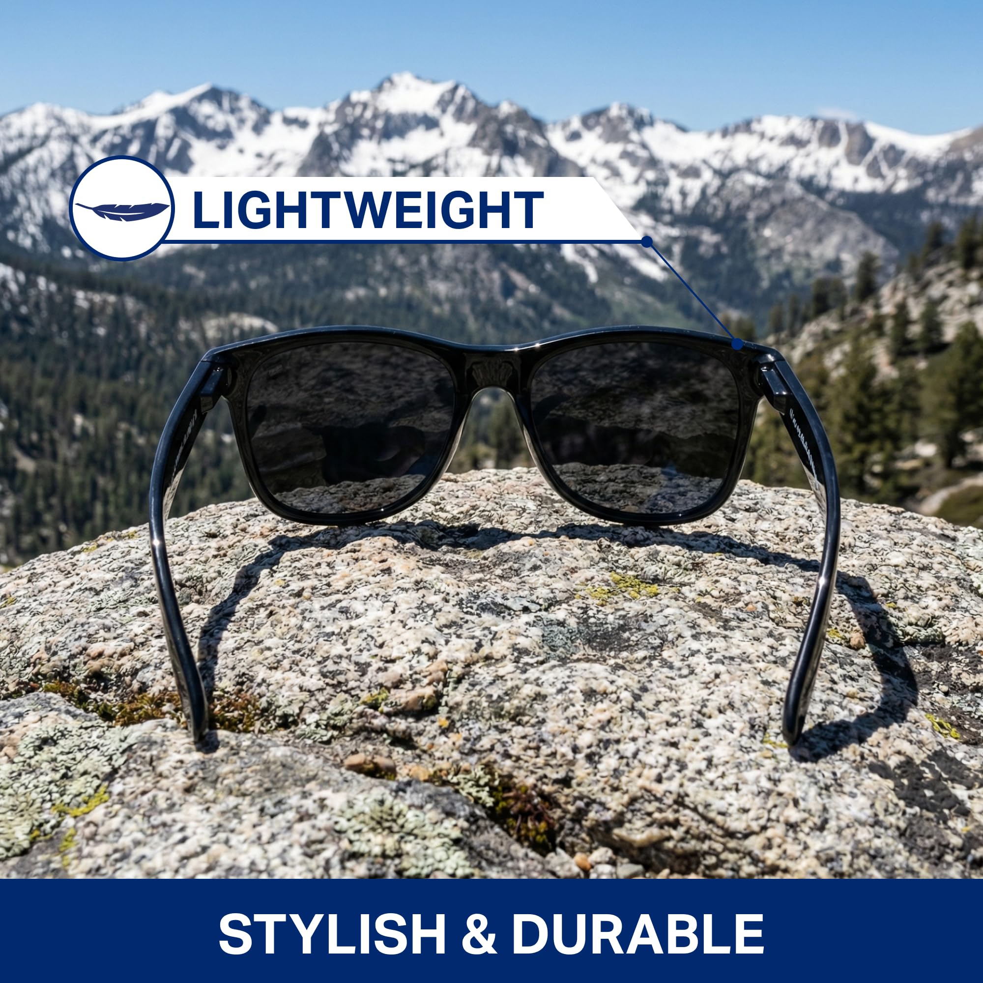 Blenders Eyewear M Class X2 – Polarized Sunglasses – Round Lens, Spring Loaded Hinge – 100% UV Protection – For Men & Women