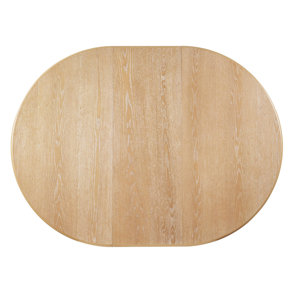 LUMISOL Round Dining Table for 4-6 People, 41"-57" Extendable Kitchen Table with 16" Removable Leaf for Small Places, Kitchen, Dining Room, Espresso