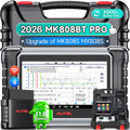 Autel Scanner MaxiCOM MK808BT PRO, 2026 Bidirectional Tool as MK900BT, Up Ver. of MK900 MaxiCheck MX900 MK808S MX808S, 3000+ Test, 28+ Service, All System Diagnostic, Injector Coding, FCA Android 11