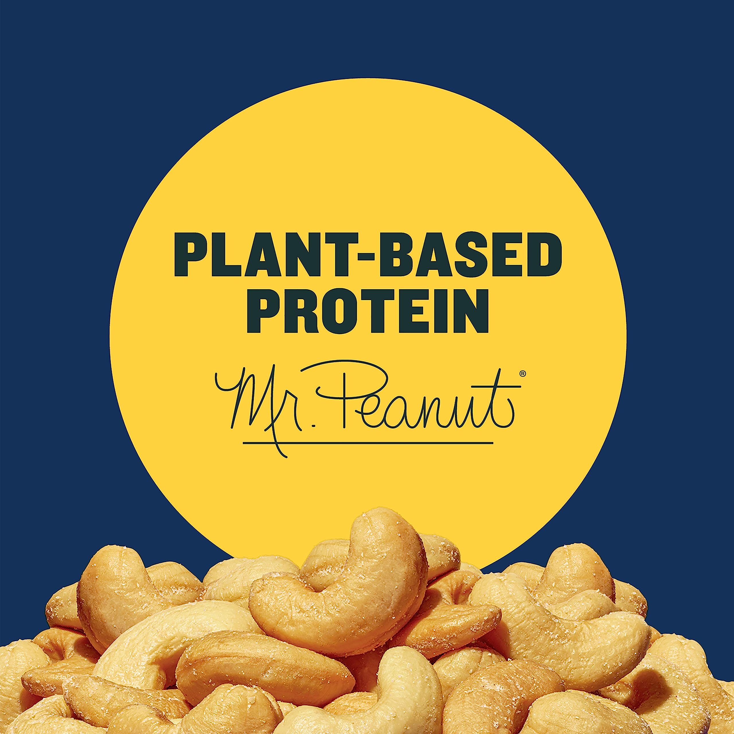 PLANTERS Deluxe Lightly Salted Whole Cashews, 18.25 oz. Resealable Container - Lightly Salted Cashews & Lightly Salted Nuts - Snacks for Adults & Kids - Vegan Snacks, Kosher