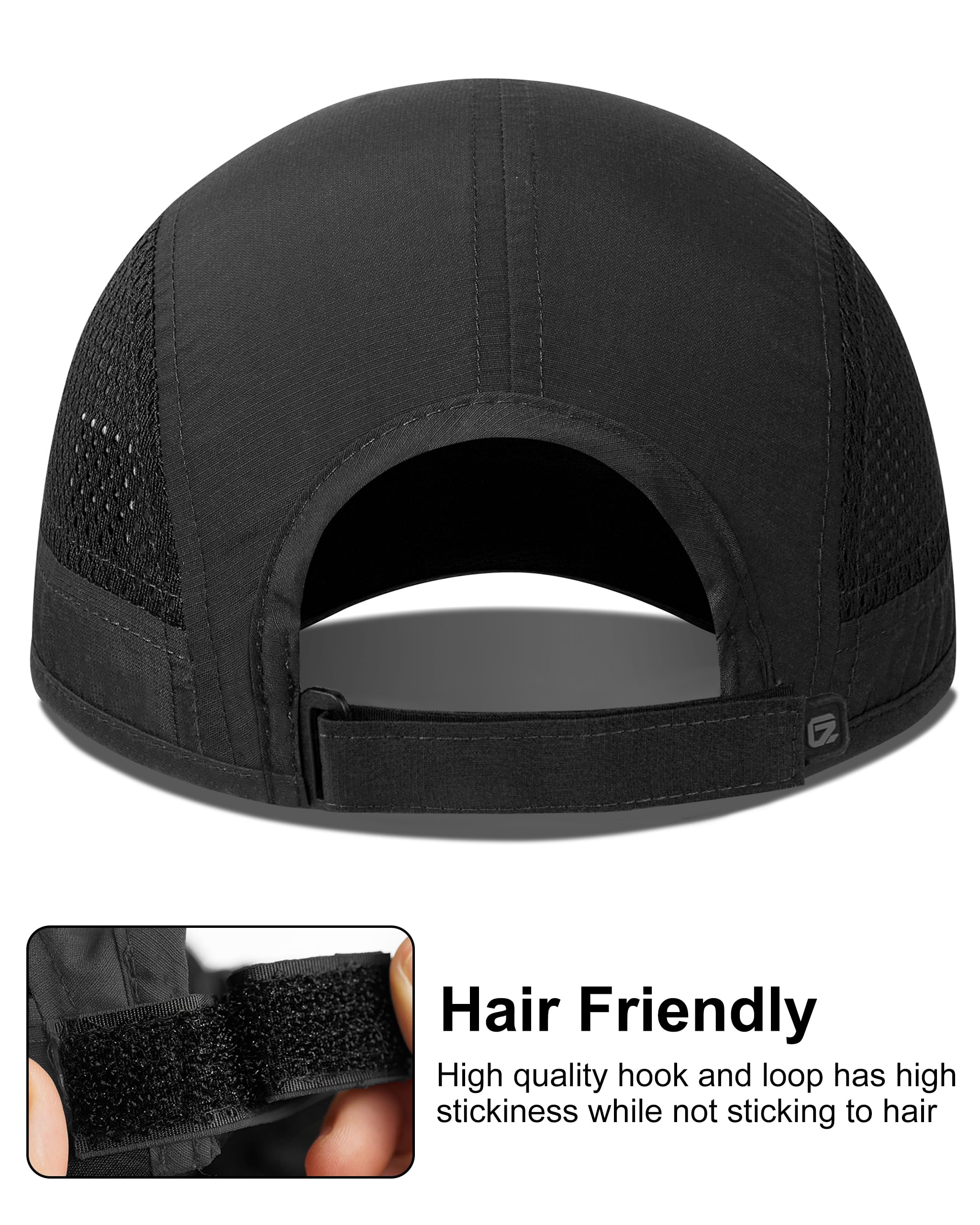 GADIEMKENSD Mens Folding Outdoor Hat Long Brim UPF 50+ Sun Protection