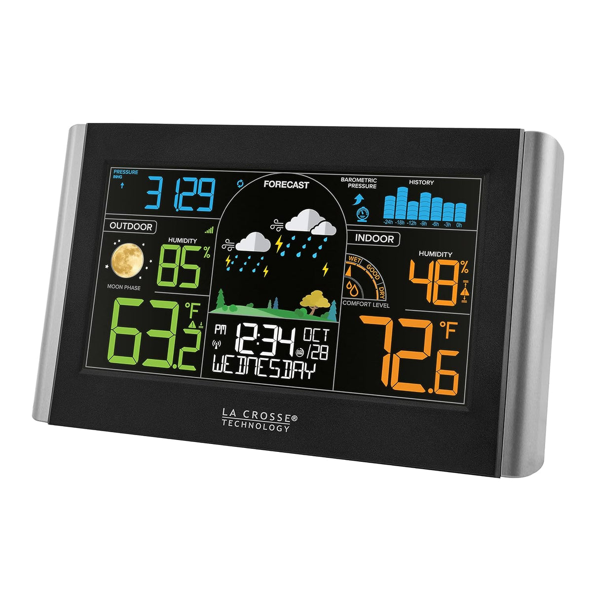 La Crosse Technology S77925-INT Wireless Color Weather Station