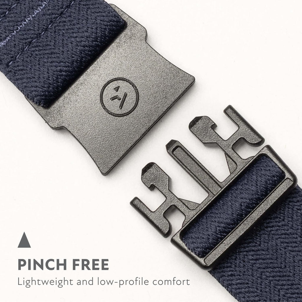 Arcade The Original Slim Unisex Adventure Belt, Narrow Width Elastic Stretch Webbing, Micro Adjust Buckle