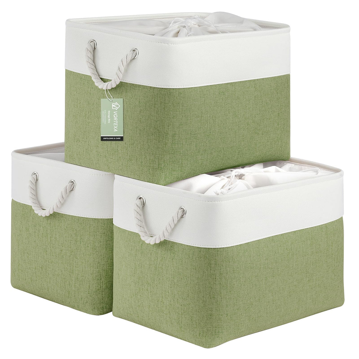 Storage Baskets for Shelves 11.8x7.9x5.2 Inch, Foldable Fabric Storage Bins with Handles, Small Storage Baskets for Organizing Closet, Office, Home Organization (1-Pack, Gray)