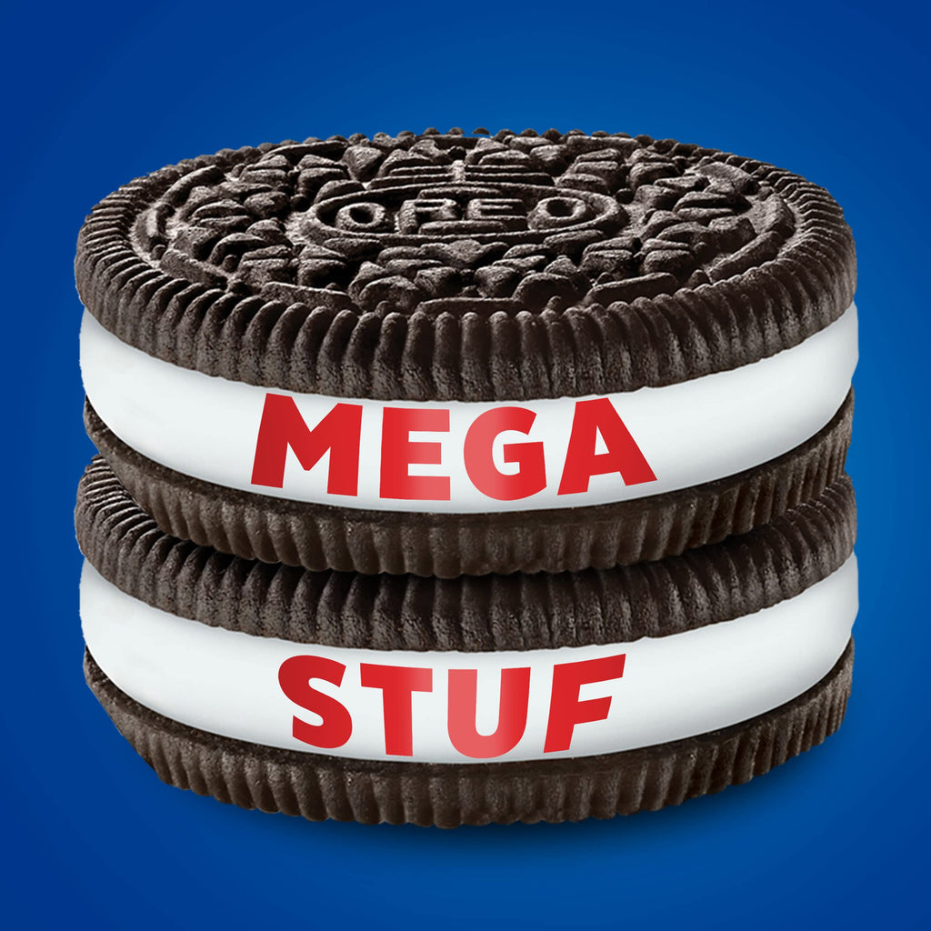 OREO Double Stuf Golden Sandwich Cookies, Family Size, 20 oz