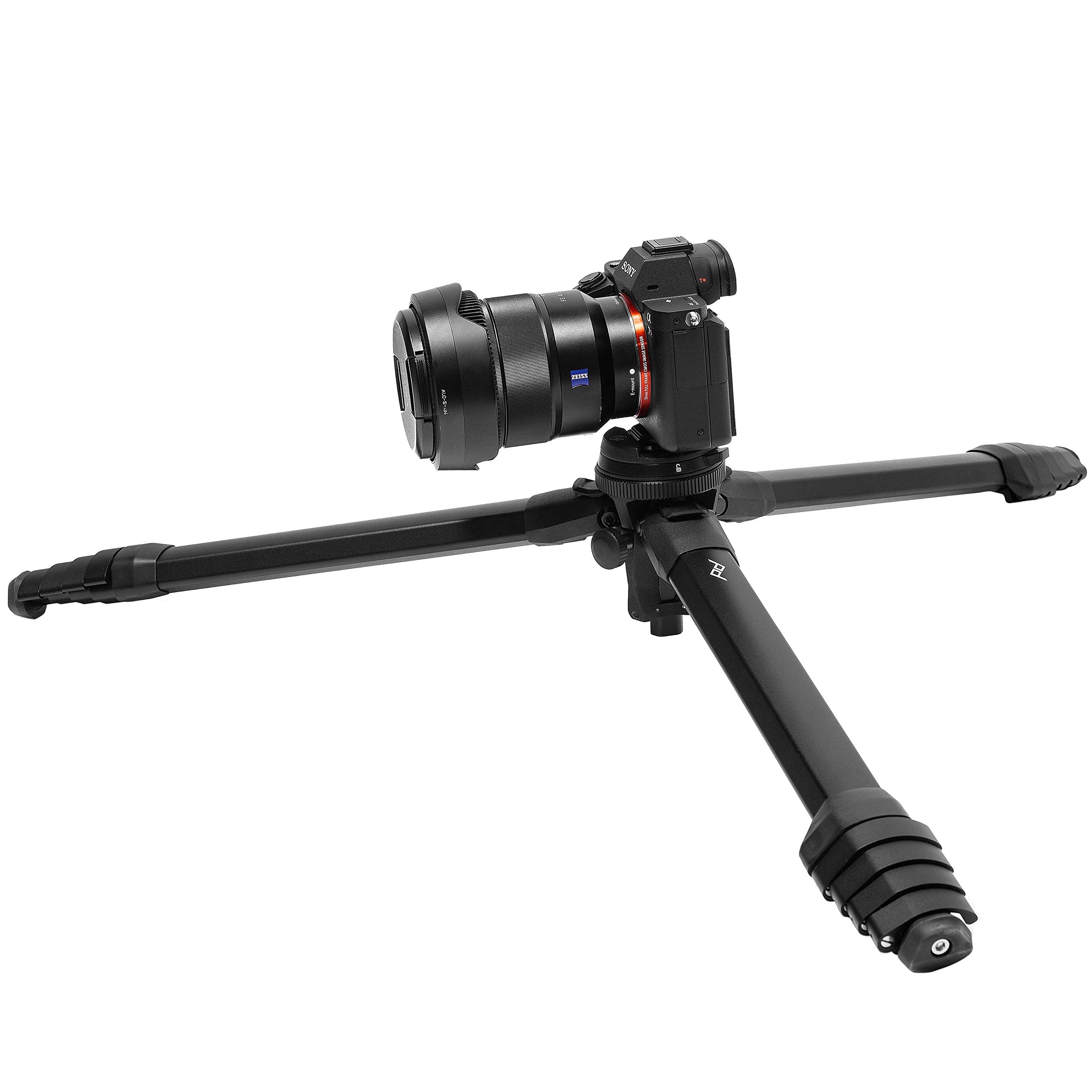 Peak Design Travel Tripod, Aluminum, Compact Design, Quick Setup and Takedown, Pro-Level Stability, Ergonomic Ball Head, Compact and Portable Travel Tripod for Camera and Phone, 20 lb Capacity