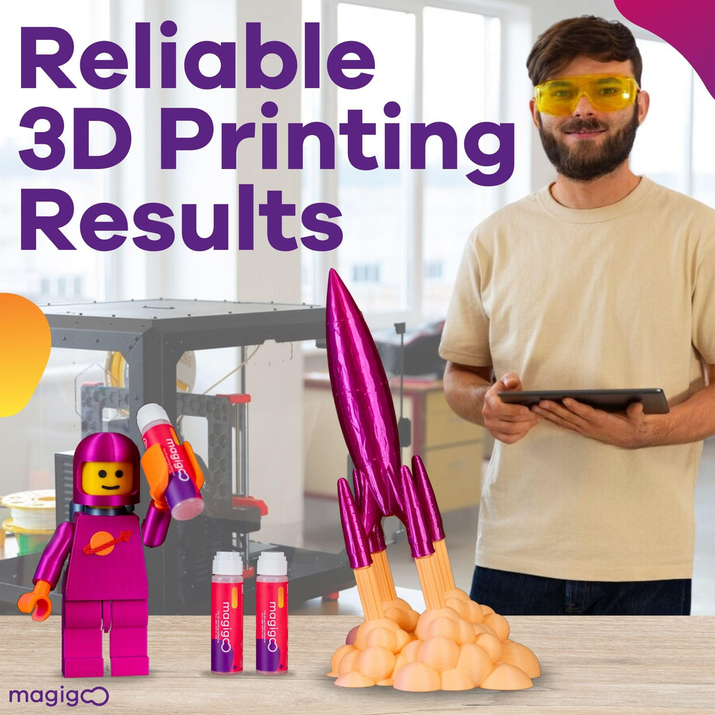 Magigoo - MO2016 All-in-One 3D Printer Adhesive Glue - ABS, PLA, PETG, HIPS, and TPU Flex Filament on Glass, PEI, Buildtak, Kapton - 3D Printing Accessories, Supplies, and Materials (50mL)