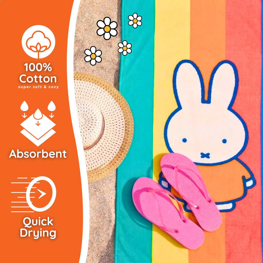 Barney Classic Kids Super Soft Cotton Bath/Pool/Beach Towel, 58 in x 28 in, (Offical Licensed Product) By Franco