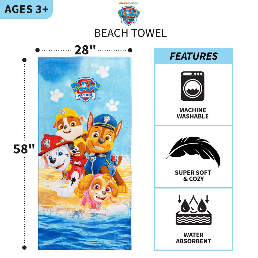 Barney Classic Kids Super Soft Cotton Bath/Pool/Beach Towel, 58 in x 28 in, (Offical Licensed Product) By Franco
