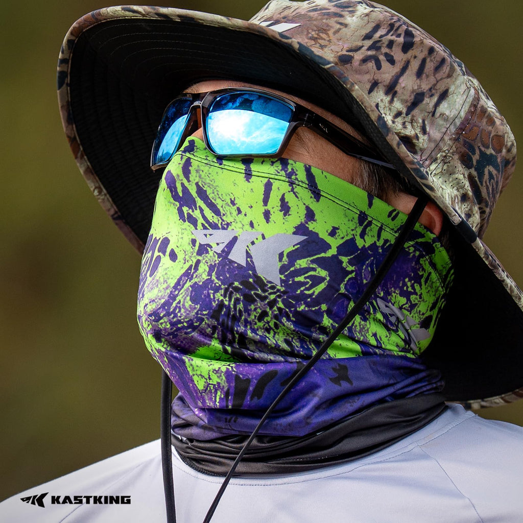 KastKing Sol Armis Neck Gaiter - UPF 50 Face Mask - UV Sun Protection Mask for Men & Women, Fishing, Hiking
