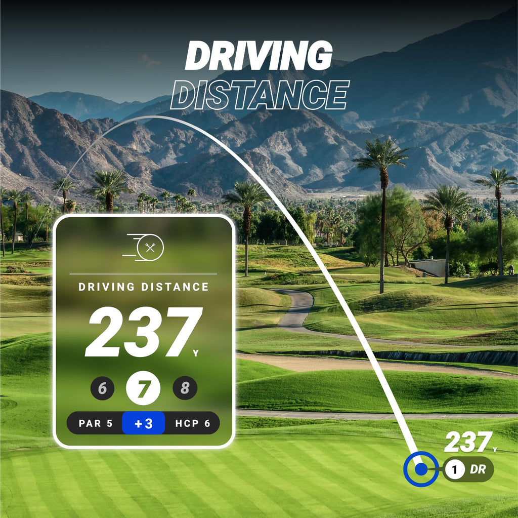 Blue Tees Golf Ringer - Magnetic Golf GPS Handheld, Touch Screen Display, Water Resistant Golf Distance Range Finder, 40,000+ Preloaded Courses, 10+ Hours Battery, Built-in Magnetic Strip