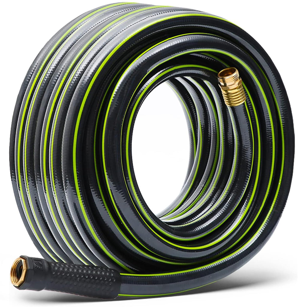 Worth Leader Short Garden Hose 3/4 in. x 2 ft. - Heavy Duty Lightweight PVC Water Hose - Flexible, No Kink, Leakproof, Male to Female Fittings - 200PSI Work & 500PSI Burst, for Lawn & Commercial Use