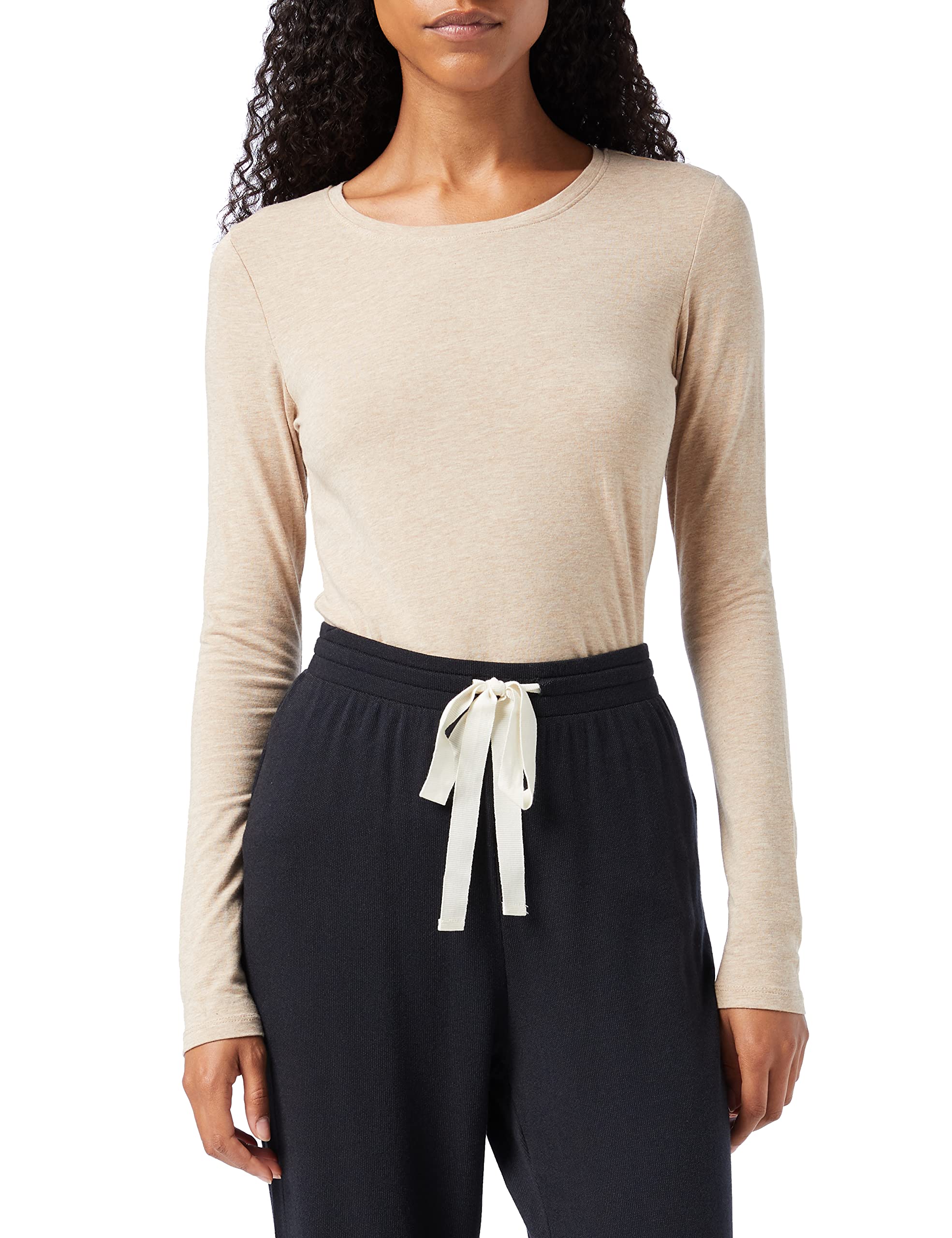 Amazon Essentials Women's Regular-Fit Long-Sleeve Crewneck T-Shirt (Available in Plus Size)