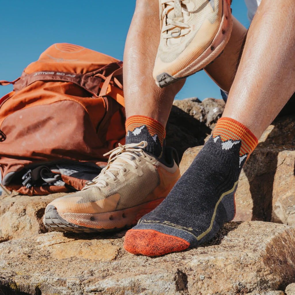 Darn Tough (Style 1959) Men's Hiker Quarter Midweight with Cushion Hiking Sock