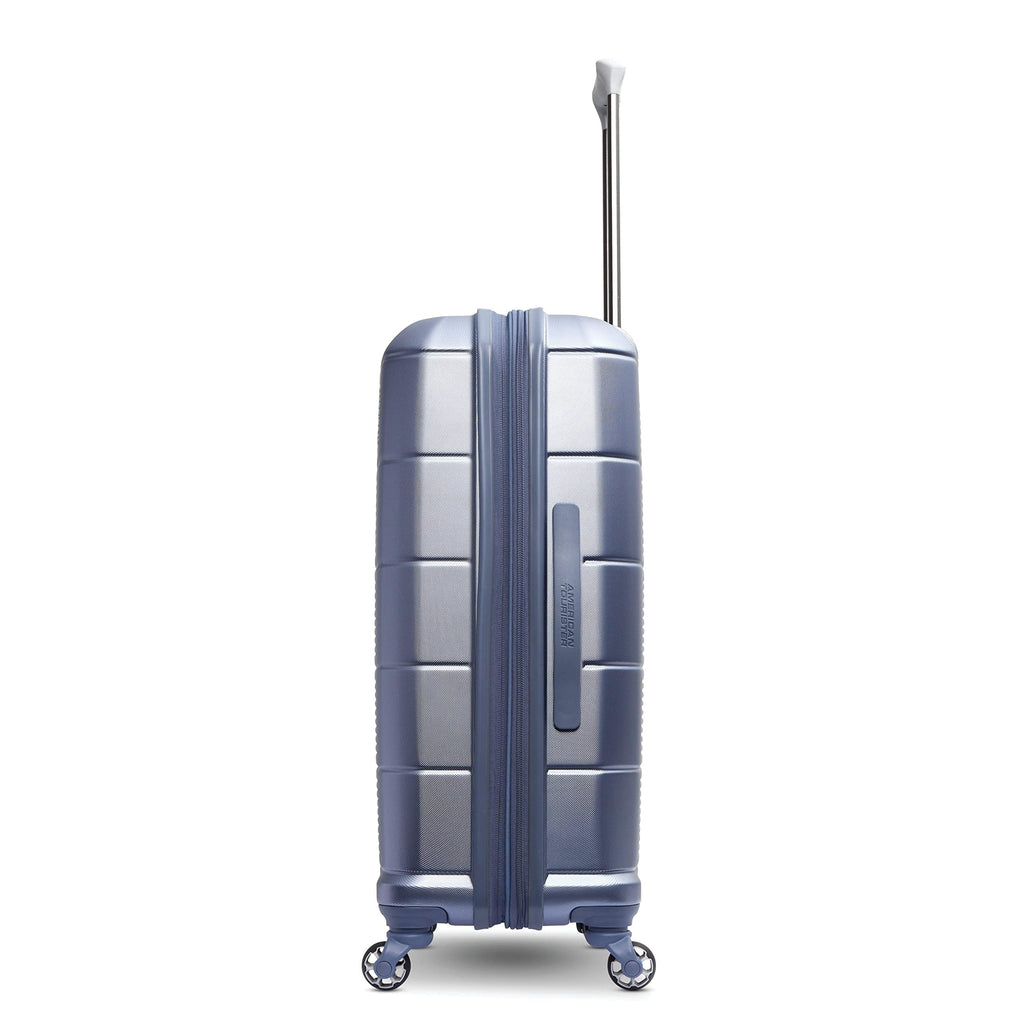 American Tourister Stratum 2.0 Expandable Hardside Luggage with Spinner Wheels, 2-Piece Set 20/28, Blue