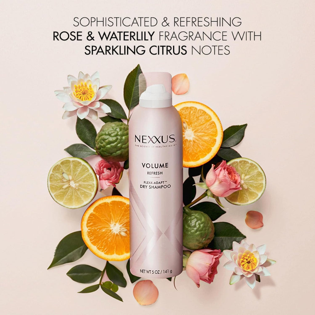 Nexxus Styling Refreshing for Hair Volume Volume Refresh Dry Shampoo Powered by FLEXX-ADAPT™ Technology and Infused with a Protein Complex 5 oz