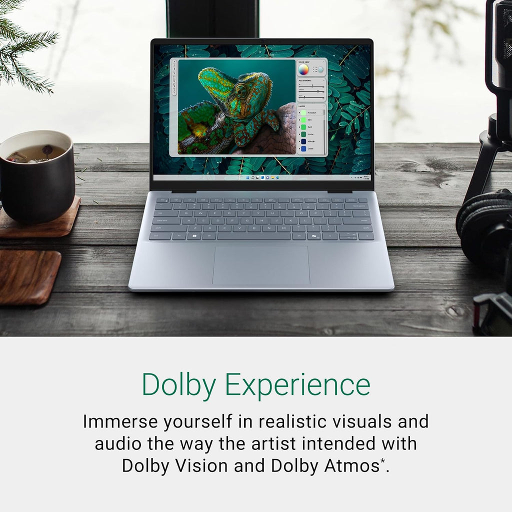 Dell Inspiron 14 Plus 7440 Laptop - 14.0-inch 16:10 2.2K (2240x1400) Display, Intel Core Ultra 7-155H, 16GB LPDDR5X RAM, 1TB SSD, Intel Arc Graphics, Windows 11 Home, Onsite Service - Ice Blue