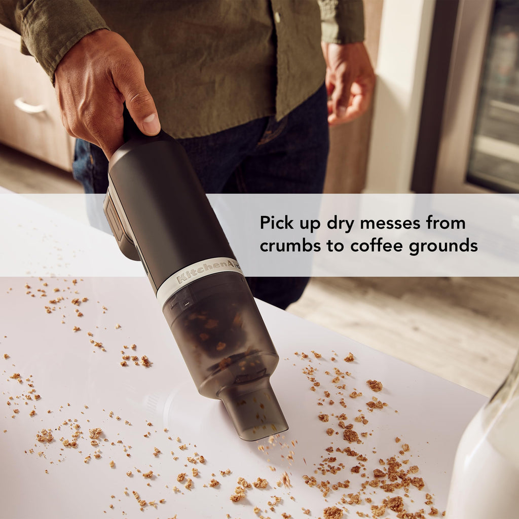 KitchenAid Go™ Cordless Kitchen Vacuum - Battery Included, KKVR121, Black Matte
