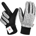 MOREOK Winter Gloves for Men/Women -10°F 3M Thinsulate Warm Touch Screen Snow Ski Bicycle Bike Gloves for Driving/Cycling/Running/Hiking