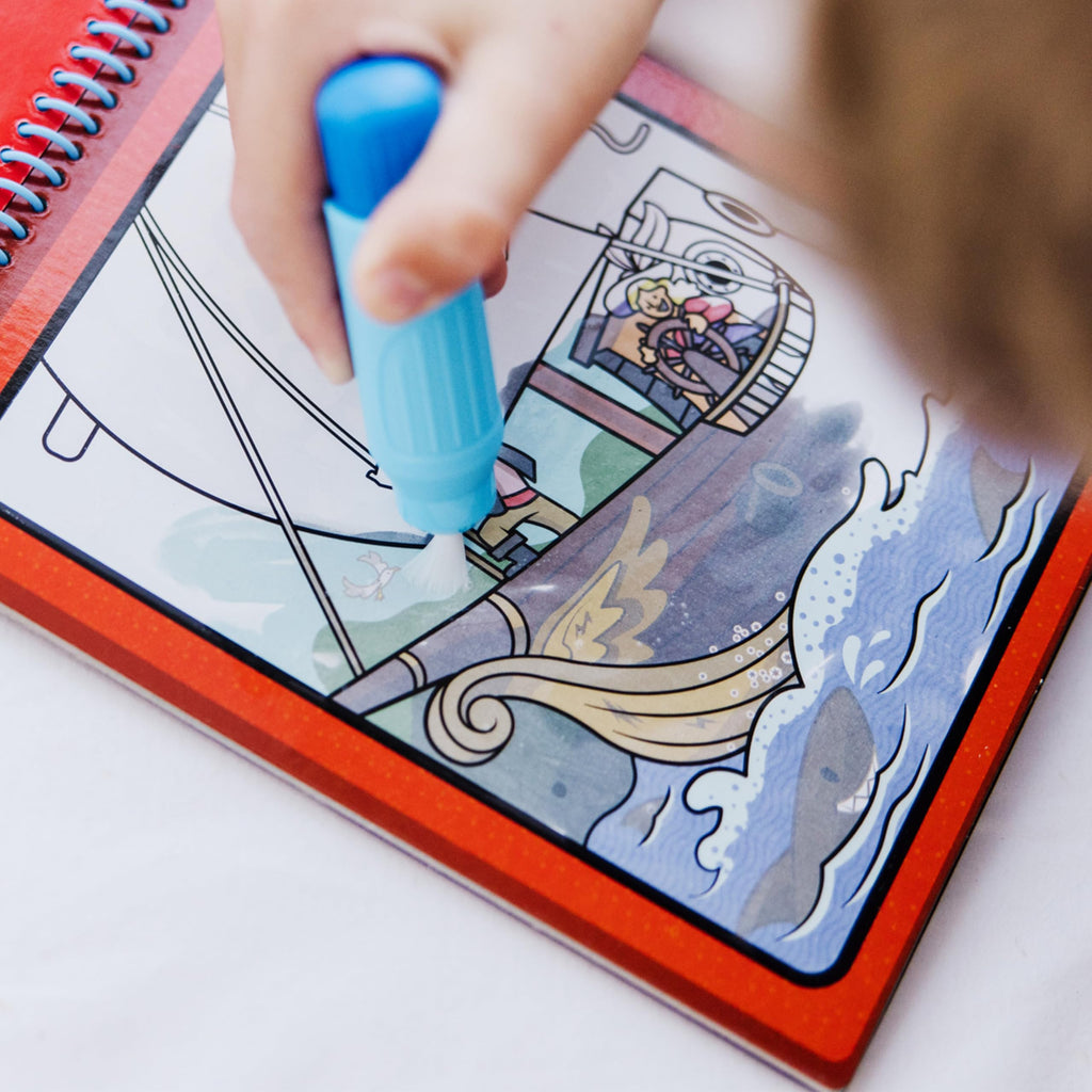 Melissa & Doug On The Go Water Wow! Reusable Water-Reveal Activity Pad – Adventure