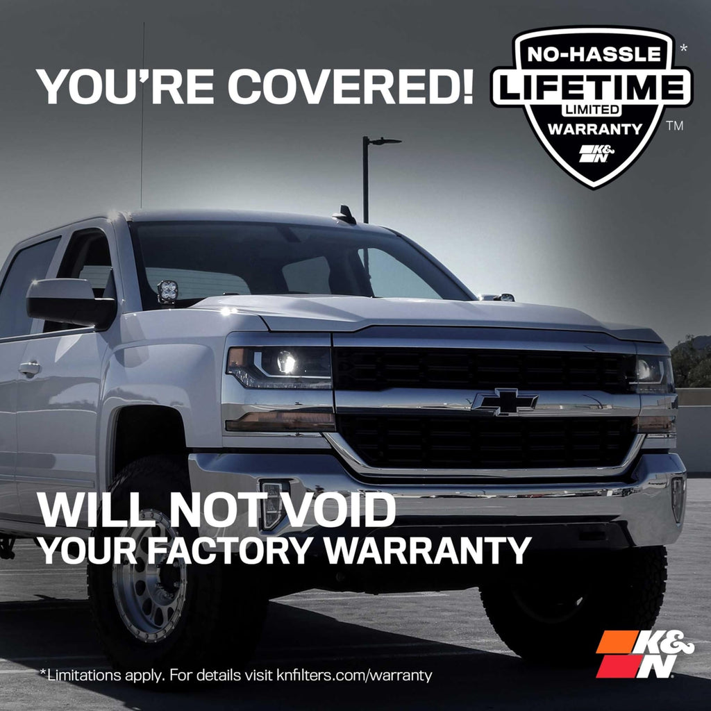 K&N Cold Air Intake System: High-Flow Air Filter, Increase Performance & Towing: Compatible with 2009-2014 Chevy/GMC/Cadillac Silverado, Suburban, Tahoe, Sierra, Yukon, Escalade, Avalanche, 57-3070