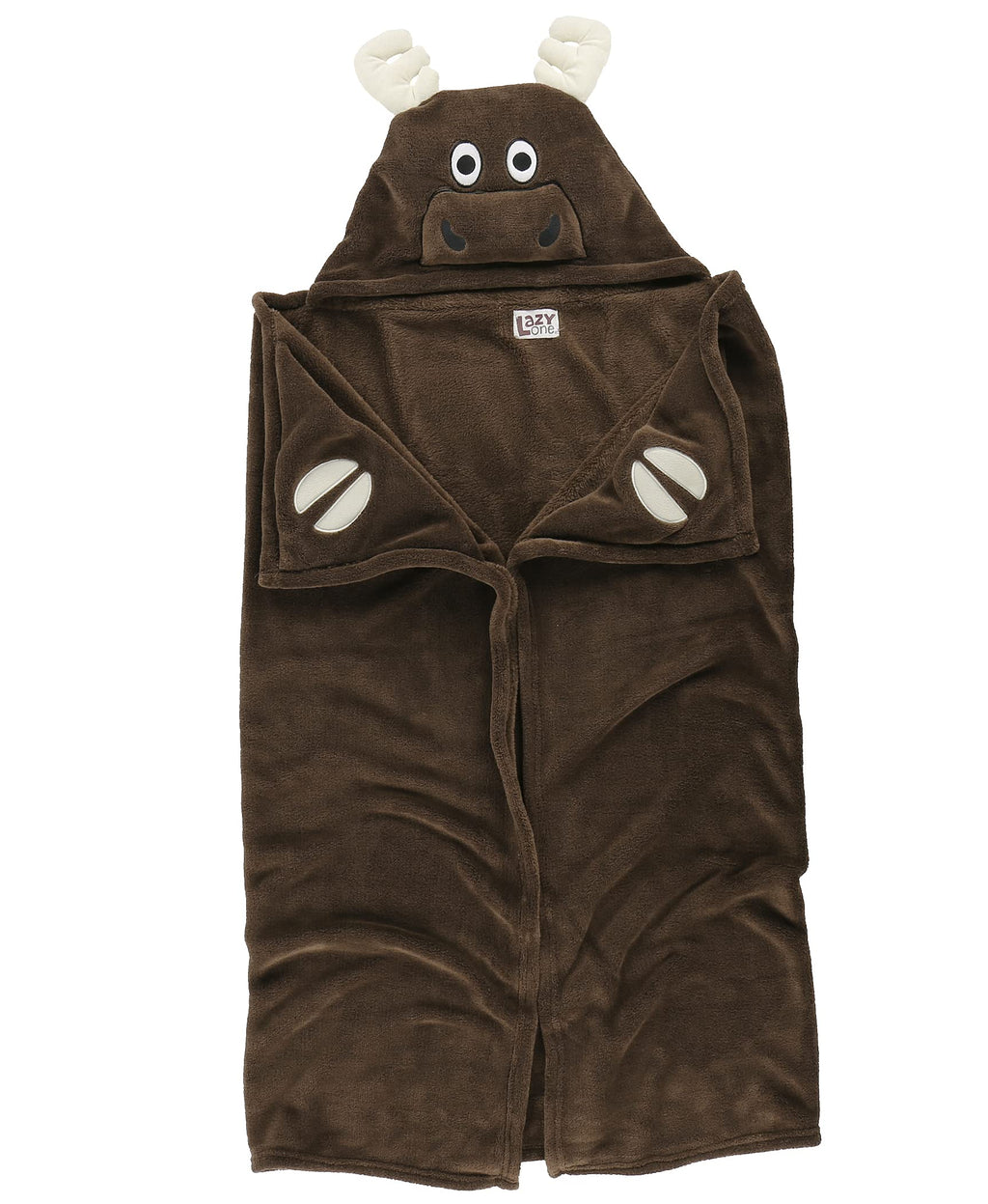 Lazy One Wearable Hooded Blanket for Kids, Animal Hooded Blanket (Bigfoot)