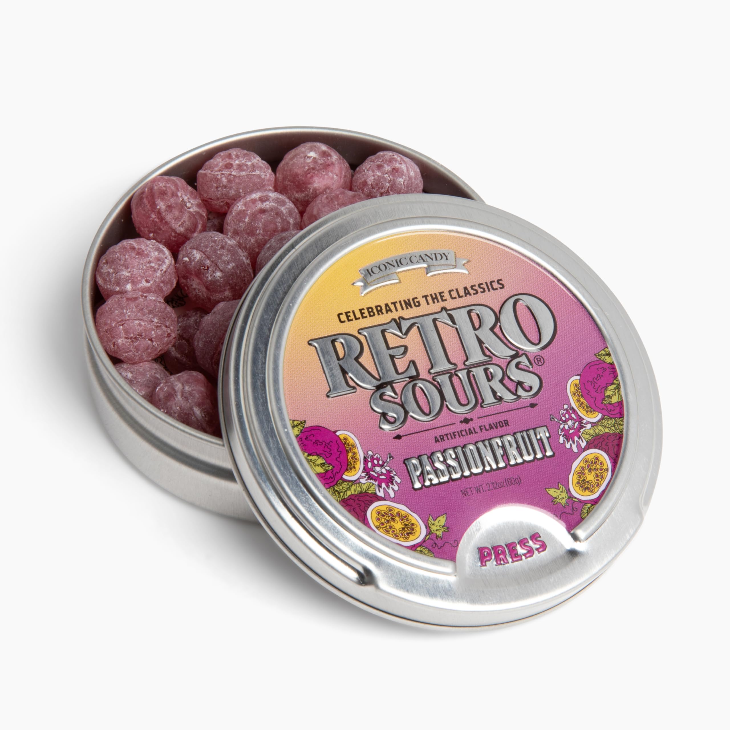 Retro Sours | Hard Tangy Candy | Brought To You By Iconic Candy (1, Red Apple)