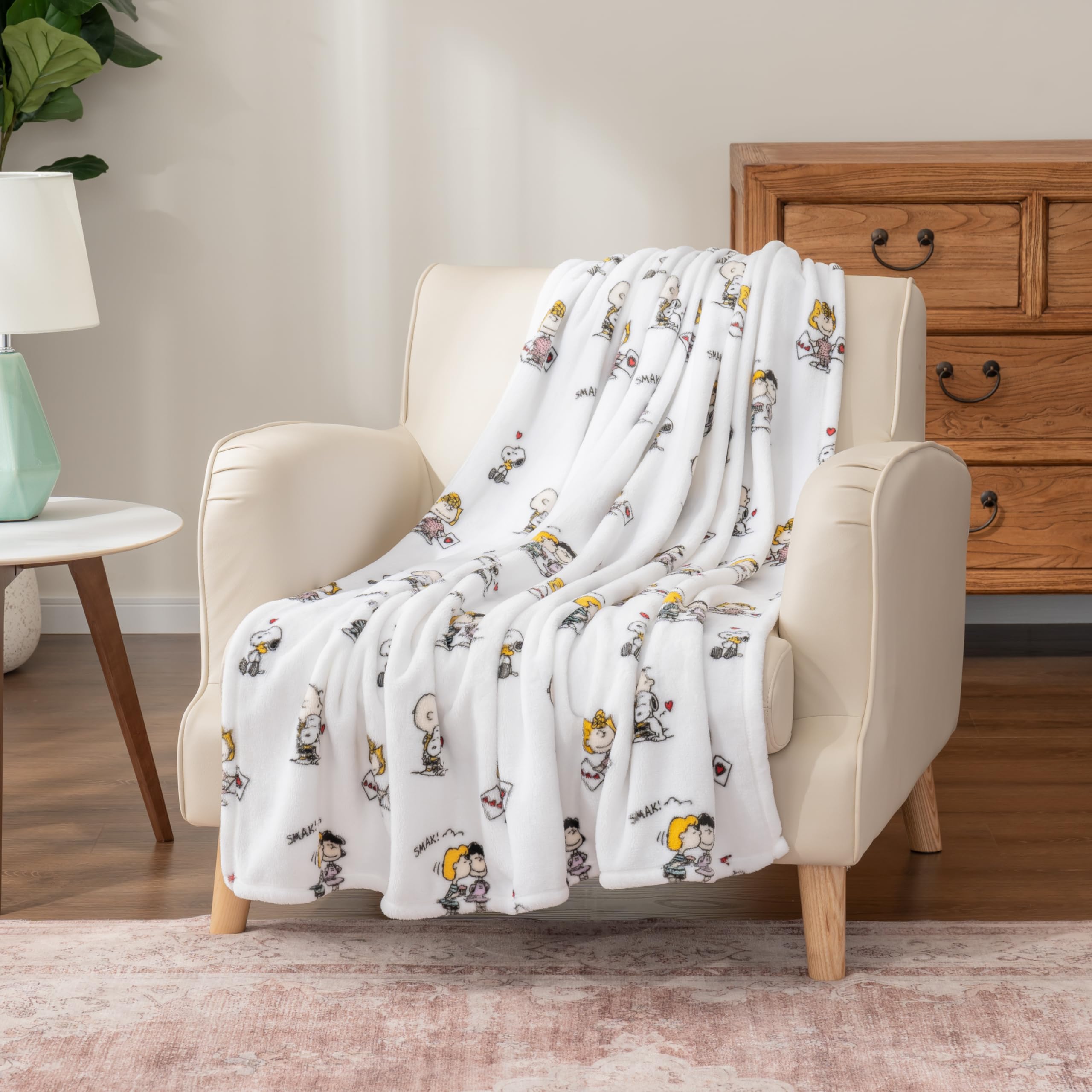 Berkshire Blanket VelvetLoft® Luxury Soft Polyester Throw Blanket, Don’t Let The Pigeon Drive The Bus, 50 x 70in(Official Mo Willems® Product)