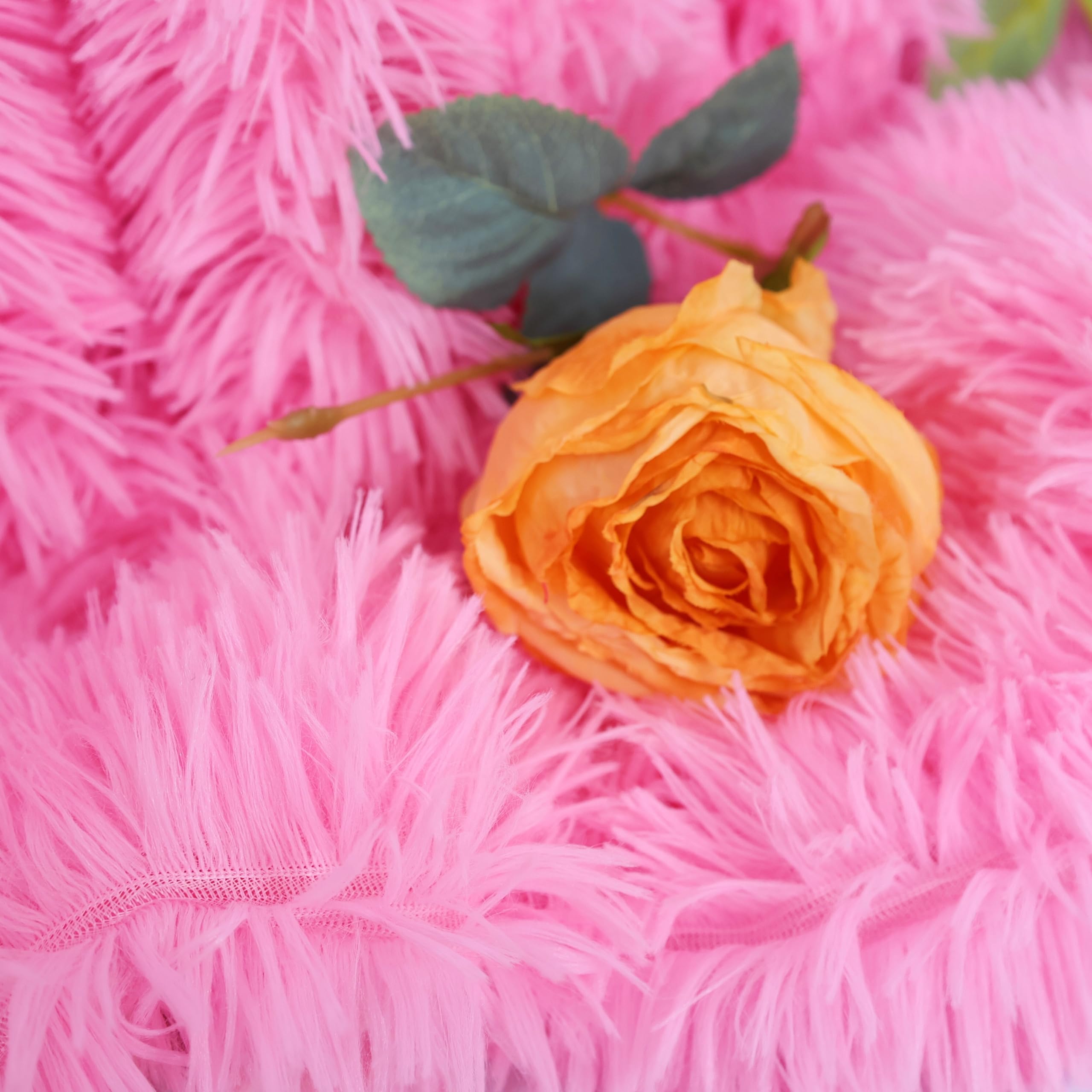 Plush Super Soft Blanket Bedding Sofa Cover Furry Fuzzy Fur Warm Throw Qulit Cozy Couch Blanket for Winter (51"x63", Black)
