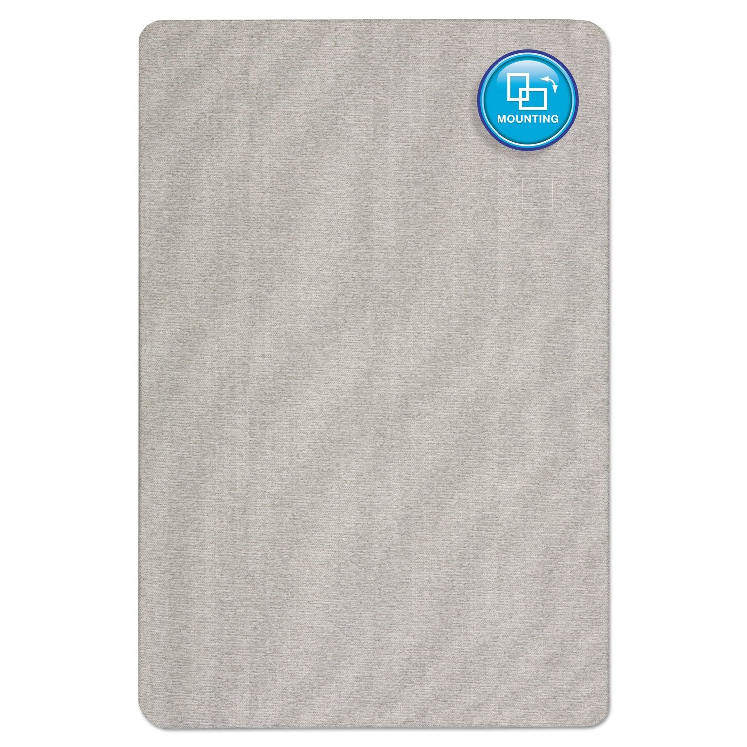 Quartet Bulletin Board 48"W x 36"H Fabric Cork Board Alternative for Office School or Home Décor, Black (7684BK)