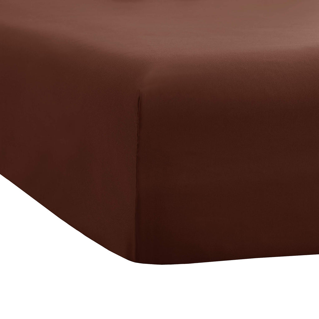 Sfoothome Fitted Sheet Twin Size with Deep Pockets - Soft and Comfortable Microfiber - Fade Wrinkle Resistant, Beige Mattress Sheets