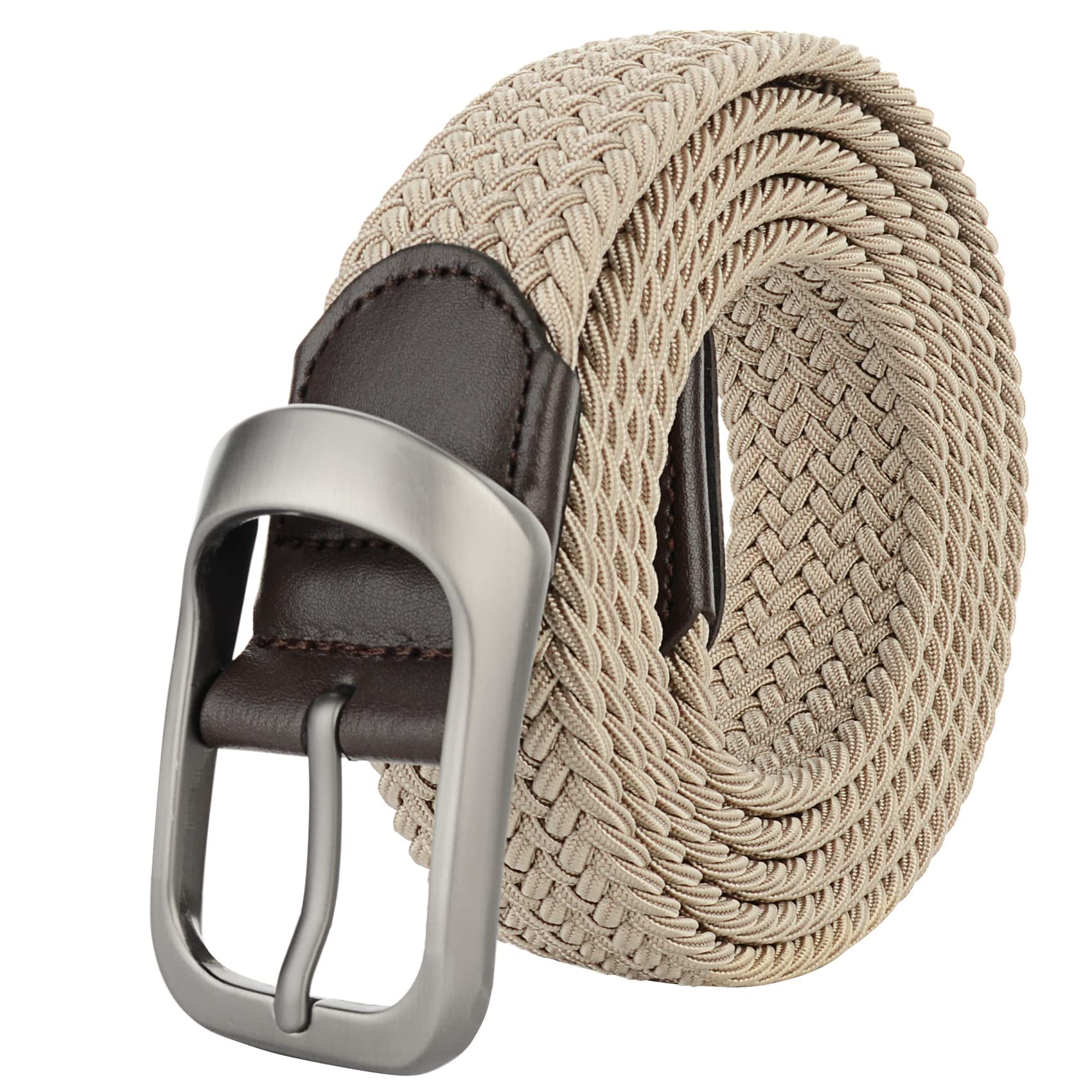 Plus Size 43'' to 75'' Mens Elastic Stretch Belts Big and Tall Belt