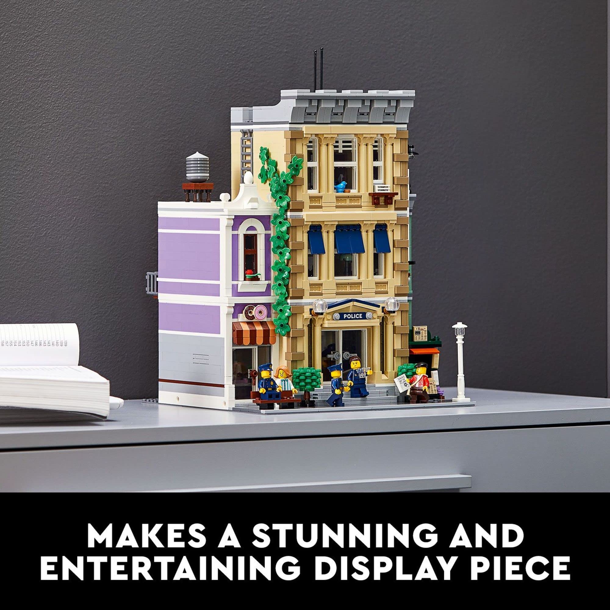LEGO Police Station 10278 Building Kit; A Highly Detailed Displayable Model for Adults, New 2021 (2,923 Pieces)