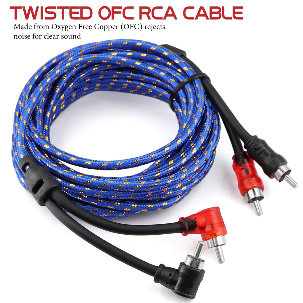 0 Gauge Amp Wiring Kit,3000 Watt Amplifier Sub Installation Kit Make Connections and Brings Power to Your Radio,Subwoofers and Speakers