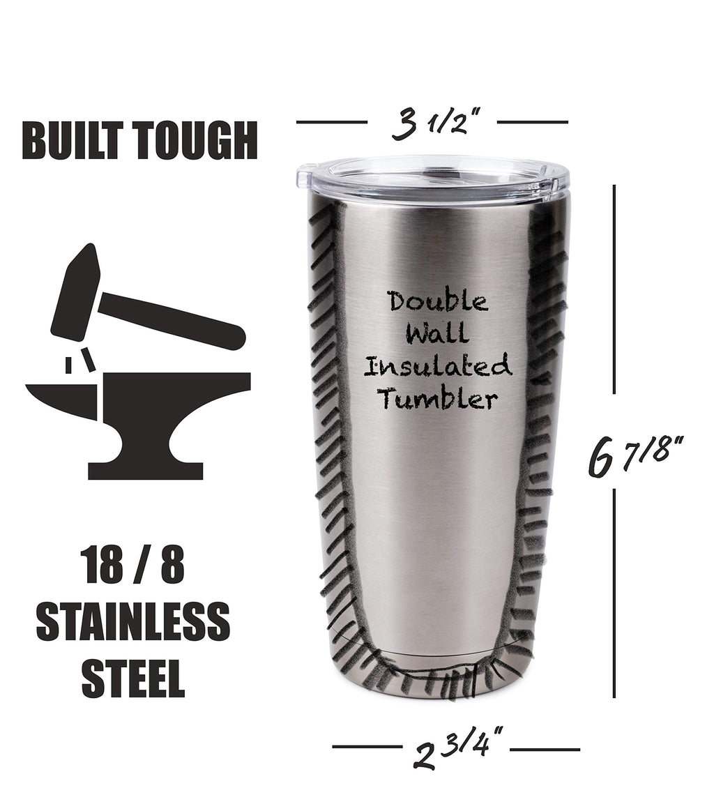 SERENGETI Australian Shepherd 20 Oz. Stainless Steel, Vacuum Insulated Tumbler with Spill Proof Lid - 3D Print - Insulated Travel mug for Hot or Cold Drinks (Australian Shepherd Tumbler)