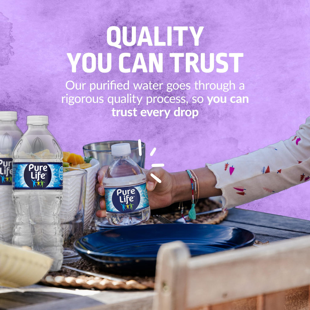 Pure Life Purified Bottled Water, 12 Pack - Still Drinking Water Enhanced with Minerals for a Crisp Taste - 16.9 Fl Oz - Toy Story 5 Packaging Graphics