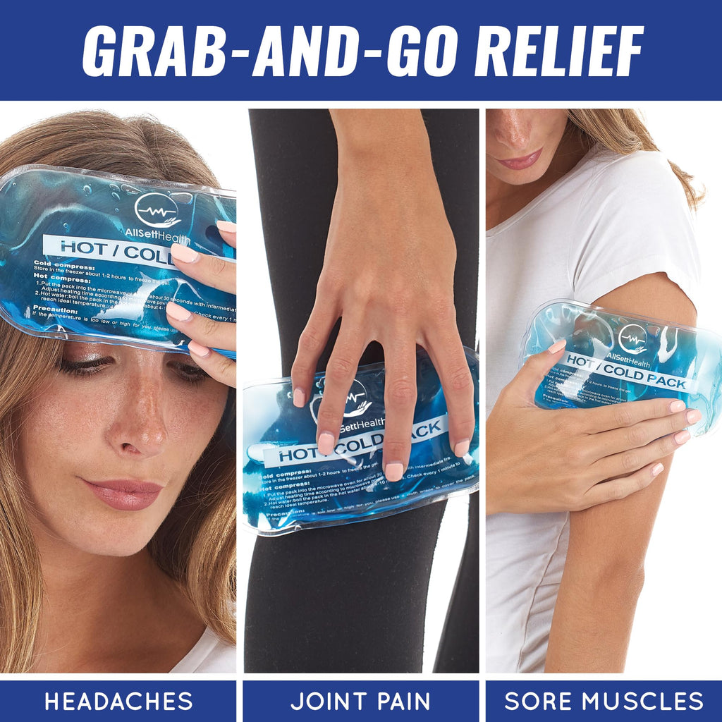 Reusable Ice Packs for Injuries Reusable | 11"x 14.5"- 2 Pack XL | Hot & Cold Pack | Large Ice Pack for Back Pain Relief, Flexible When Frozen | Cold Compress for Back, Knee, and Shoulder Injuries
