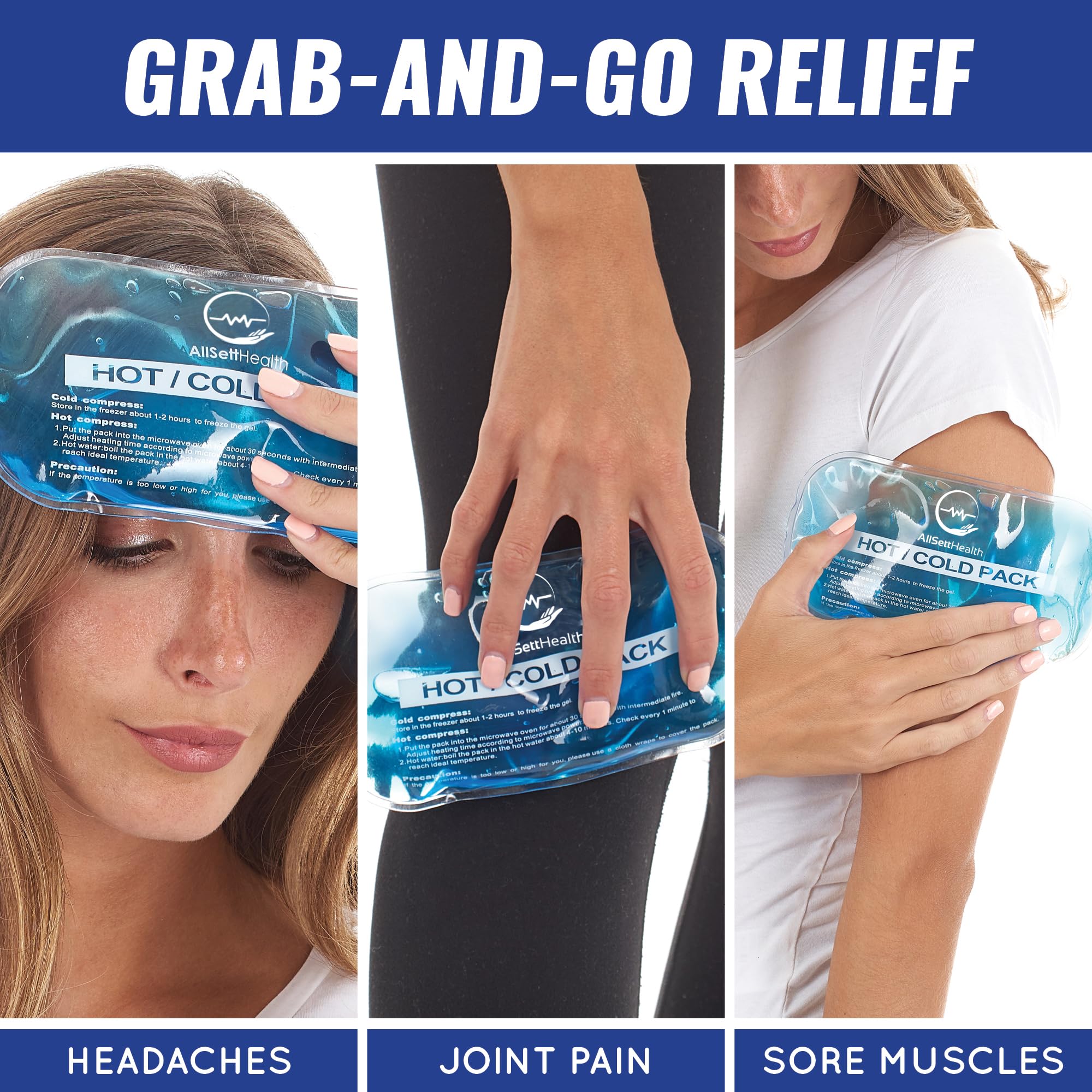 Reusable Ice Packs for Injuries Reusable | 11"x 14.5"- 2 Pack XL | Hot & Cold Pack | Large Ice Pack for Back Pain Relief, Flexible When Frozen | Cold Compress for Back, Knee, and Shoulder Injuries