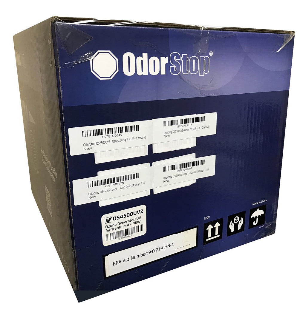 OdorStop Professional Grade Ozone Generators (900 Sq Ft + UV)
