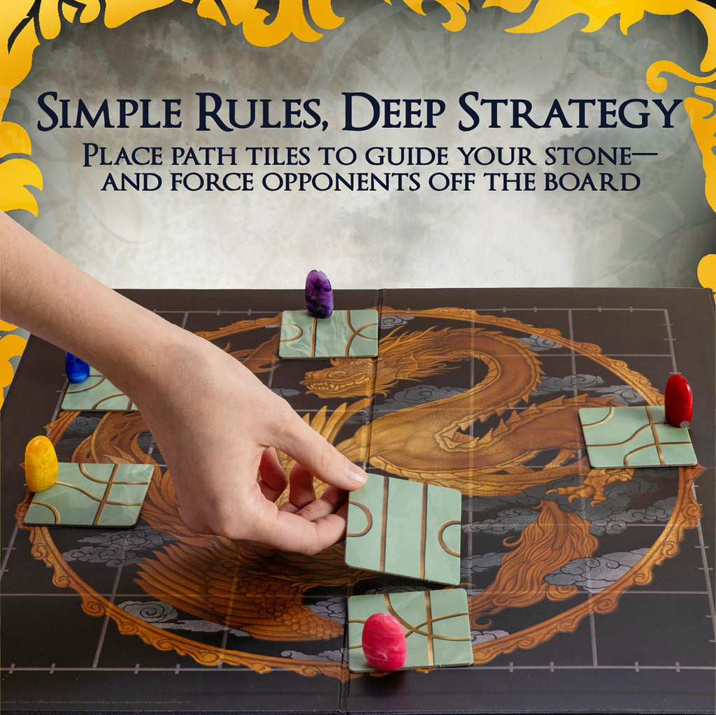Tsuro 20th Anniversary Edition - Award-Winning Tile-Laying Strategy Board Game, 2-8 Players Ages 8+