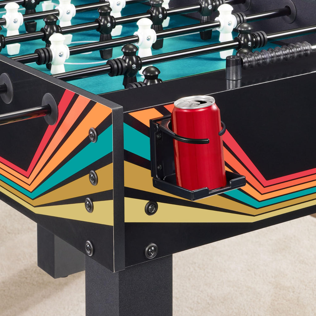Best Choice Products Full Size 54 Inch Regulation Foosball Table for Home, Game Room - Includes 2 Balls, 2 Cup Holders