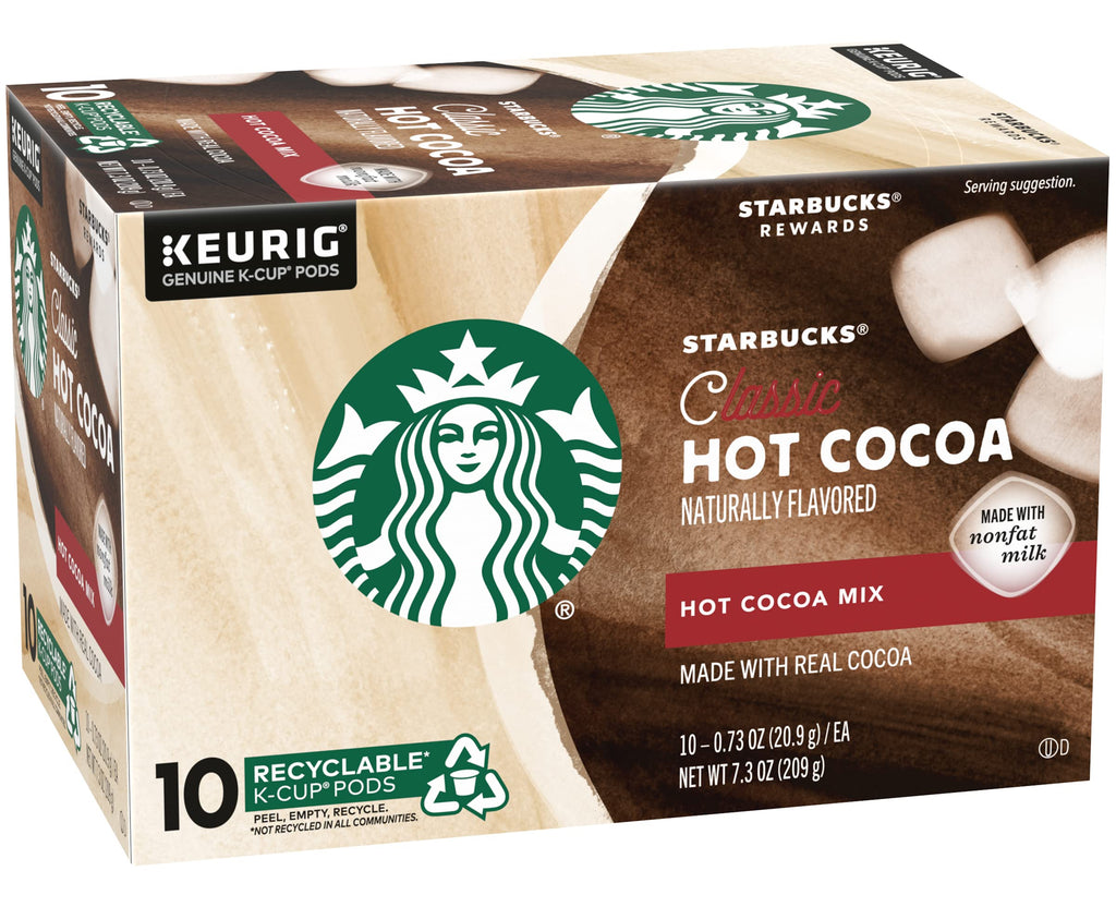 Starbucks Coffee K-Cup Variety Pack, 1 Cinnamon Dolce, 1 Hazelnut, 1 Mocha, 1 Cr�me Brulee, 1 Maple Pecan, 1 Caramel, 10 CT K-Cups, 1 CT